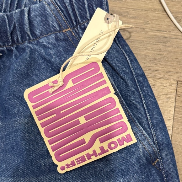 NWT MOTHER - SNACKS Drawstring Jeans - Picture 2 of 5